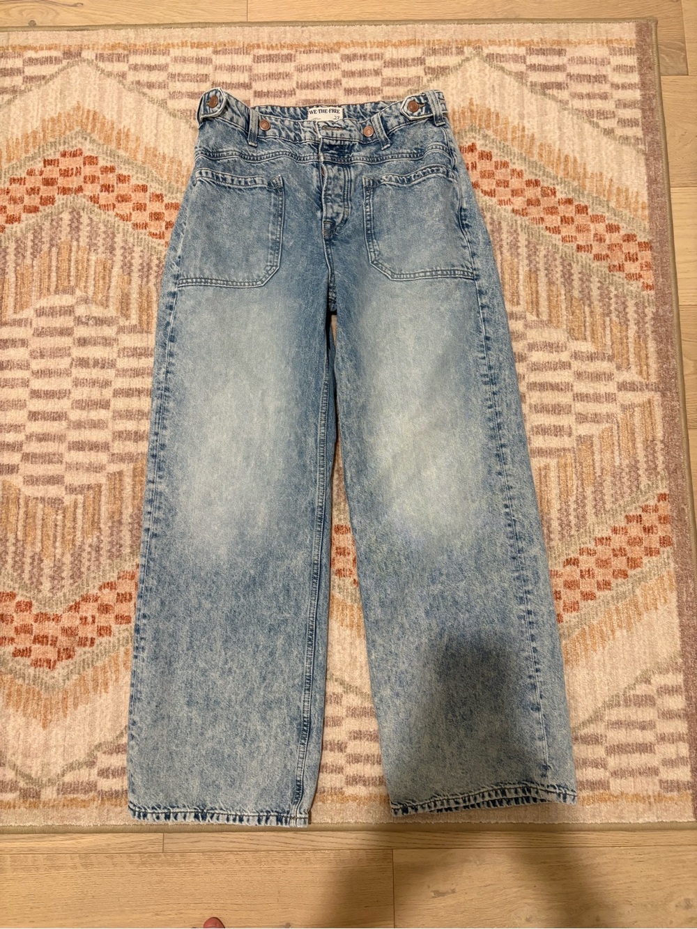 We The Free Light Blue Boyfriend Jeans